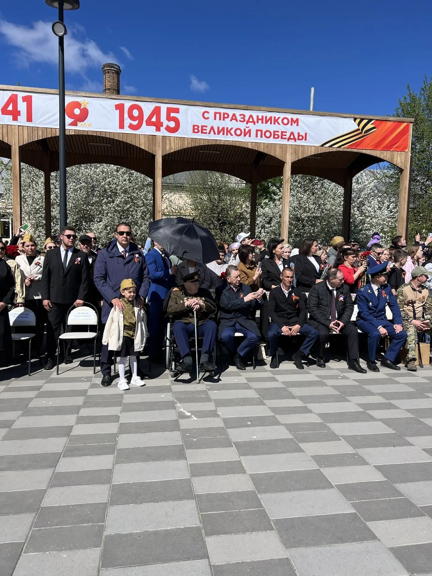 В Буинске на Центральной площади прошел парад, посвященный 81-й годовщине Победы в Великой Отечественной войне