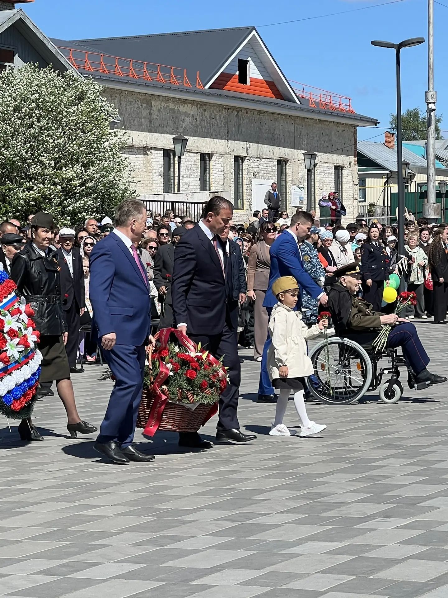 В Буинске на Центральной площади прошел парад, посвященный 81-й годовщине Победы в Великой Отечественной войне