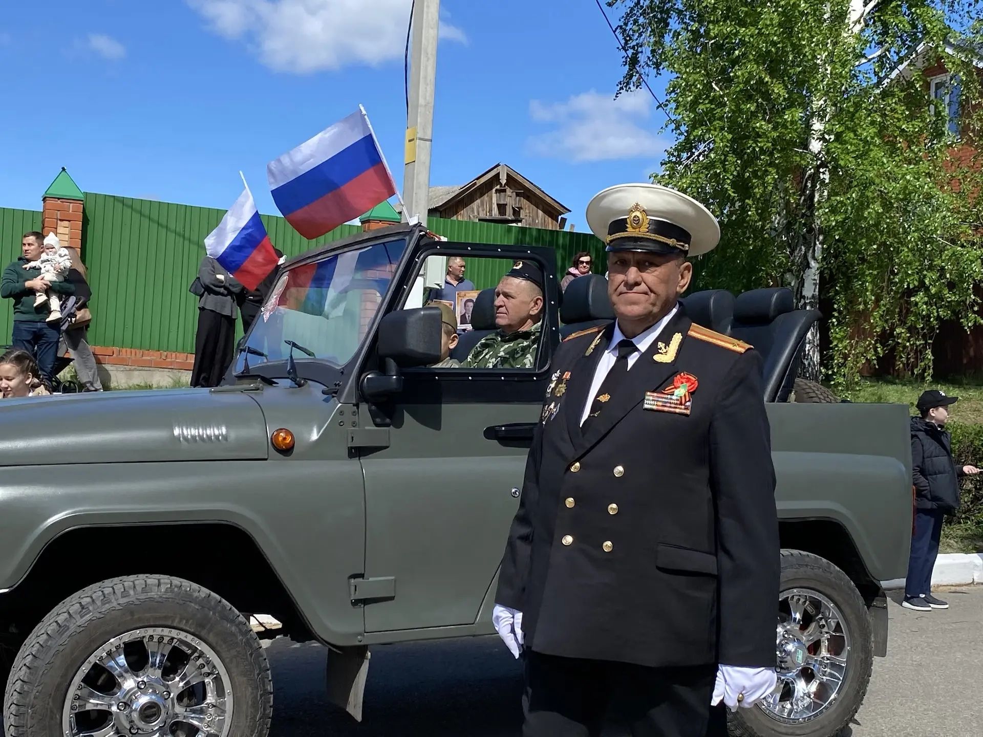 В Буинске на Центральной площади прошел парад, посвященный 81-й годовщине Победы в Великой Отечественной войне