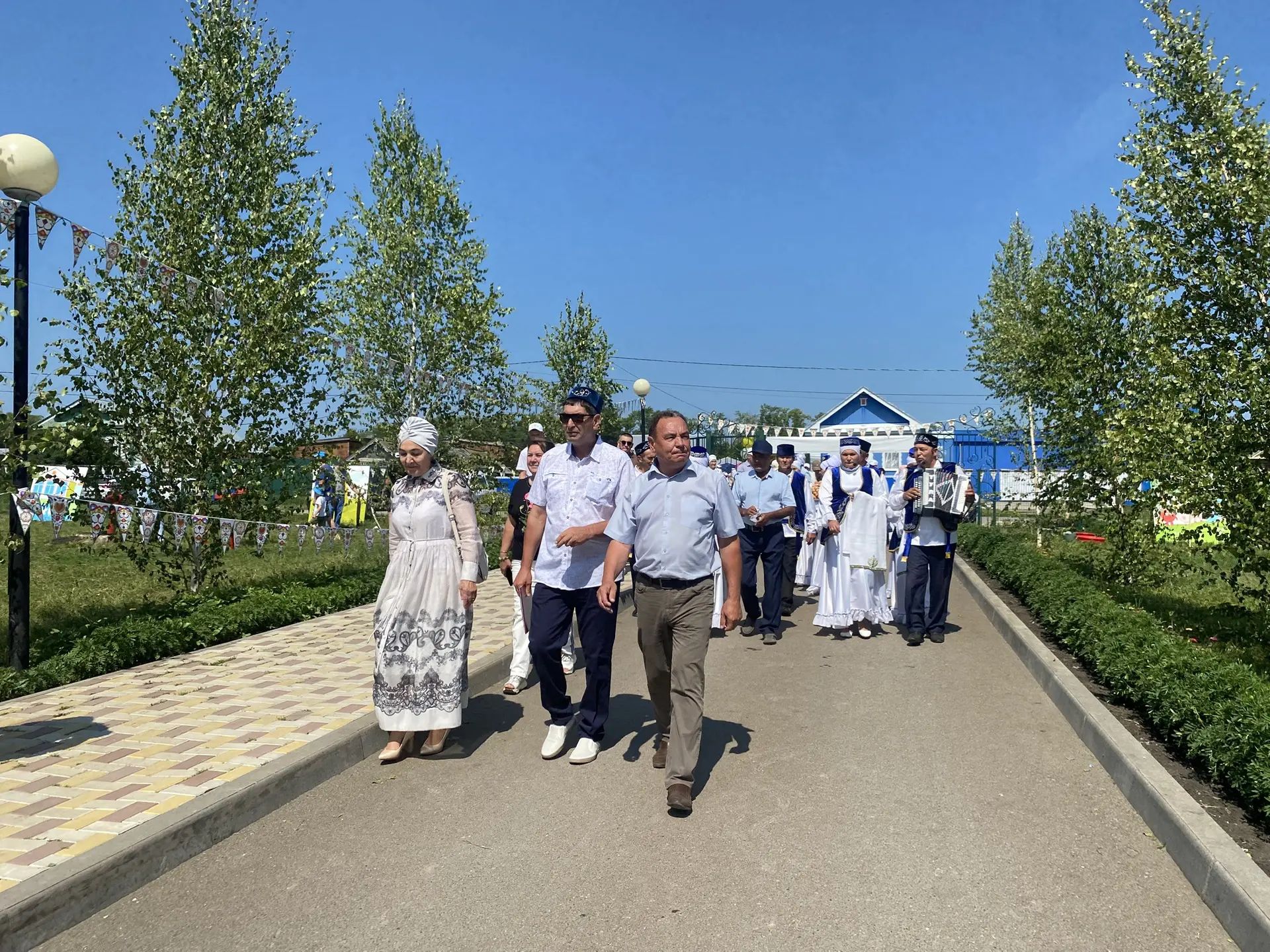Сегодня в селе Вольнистан Буинского района земляки, договорившись, организовали праздник День села