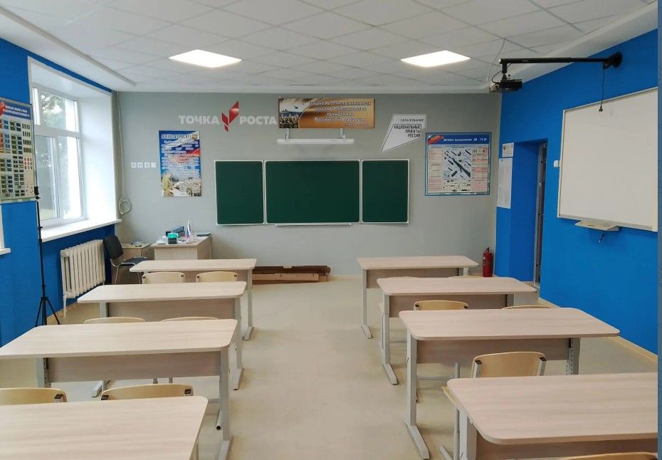 Буа районы Боерган авылының яңартылган мәктәбендә сигез авыл укучылары белем ала