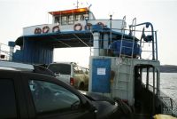 Путь на пароме из Буинска в Казань через Волгу перекрыт