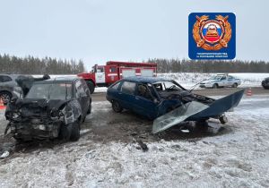 В Татарстане смертельное ДТП попало на регистратор