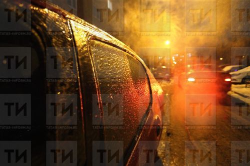 Госавтоинспекция Татарстана предупреждает водителей о гололедице на дорогах