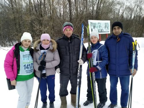 Буинцы присоединились к «Лыжне России»