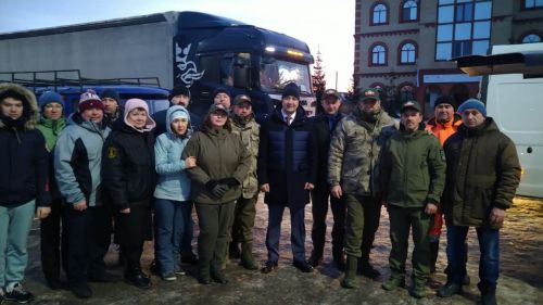 Сегодня из Буинского района отправили очередную партию гуманитарного груза в зону СВО