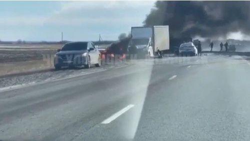 Вчера массовое ДТП случилось недалеко от Буинского района - вблизи села Кашинка Ульяновской области