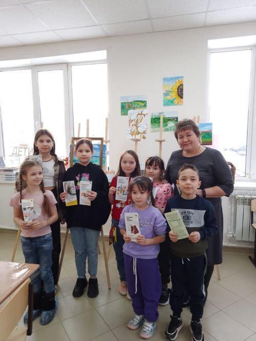 Встреча с юными художниками