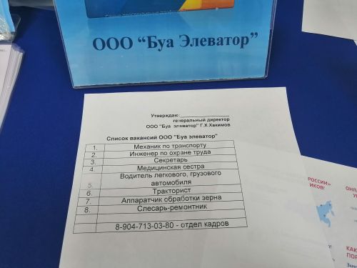 Сегодня в Буинске предлагали вакансии с заработной платой 60 тысяч рублей (фото, видео)