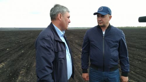 Глава района Ранис Камартдинов знакомится с ходом полевых работ (+фото)