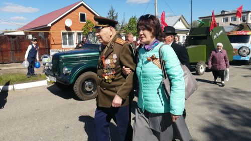 В Буинске в  параде Победы участвовали четыре ветерана войны (фото, видео)