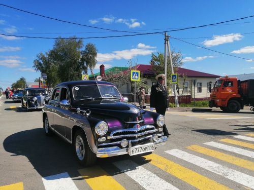 В Буинске в  параде Победы участвовали четыре ветерана войны (фото, видео)