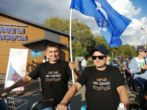 Сегодня в Буинске на беговые дорожки вышли около 100 велосипедистов (фото, видео)