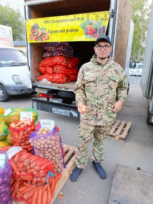 Буинцы на сельхоз ярмарках в Казани реализуют  50 тонн местной продукции