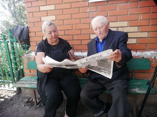 «Районка»  жителям деревень Энтуганы и Вольный Стан. Такой подарок сделал заместитель генерального директора общества «Таиф» Рустем Сультеев (фото, видео)