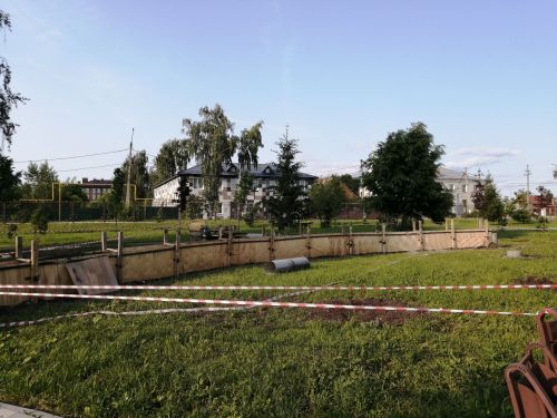 В Центральном парке Буинска начали возводить монумент, посвящённый Баки Урманче (фото)