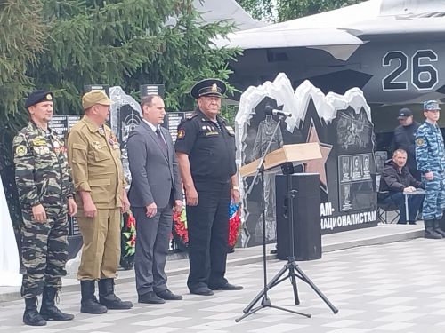В Буинске открыли памятник участникам чеченской войны (+фото)
