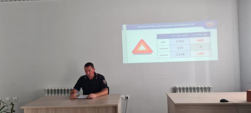 Начальник районной автоинспекции Буинска Алмас Каримов встретился с сотрудниками «Буинск-информ»