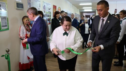 Алших мәктәбендә агротехнологик сыйныф,ремонттан соң ял үзәге һәм яңа мәдәният йорты ачылды