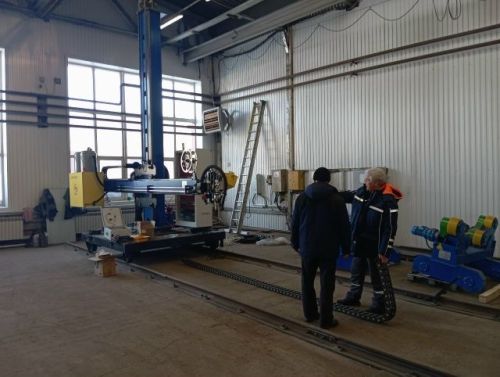 В Буинском машиностроительном заводе  завершены монтажные и пусконаладочные работы по вводу в эксплуатацию сварочной колонны