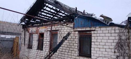 Вчера вечером в Буинске сгорел дом (+фото)