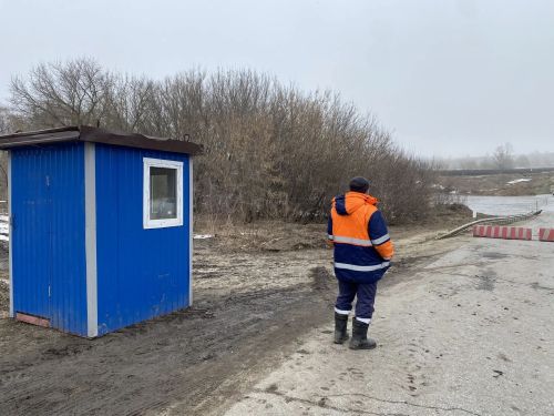 В Буинском районе измерили уровень перелива воды над мостами у сёл Кият и Черки‑Кильдуразы