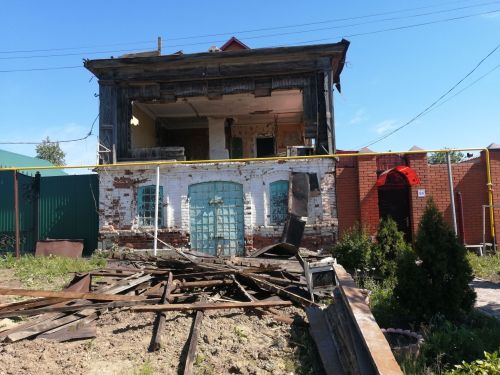 В центре города Буинск сносят «купеческий дом», одно из старейших зданий