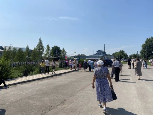 Сегодня в селе Вольнистан Буинского района земляки, договорившись, организовали праздник День села