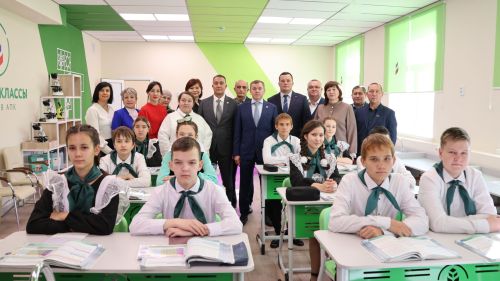 Торжественное открытие Агротехнологического класса в МБОУ «Альшиховская СОШ БМР»