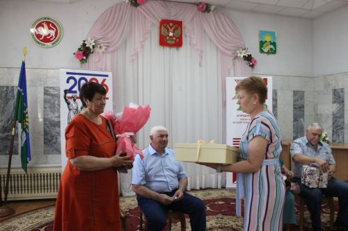 Чествование юбиляров супружеской жизни