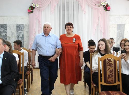 Чествование юбиляров супружеской жизни