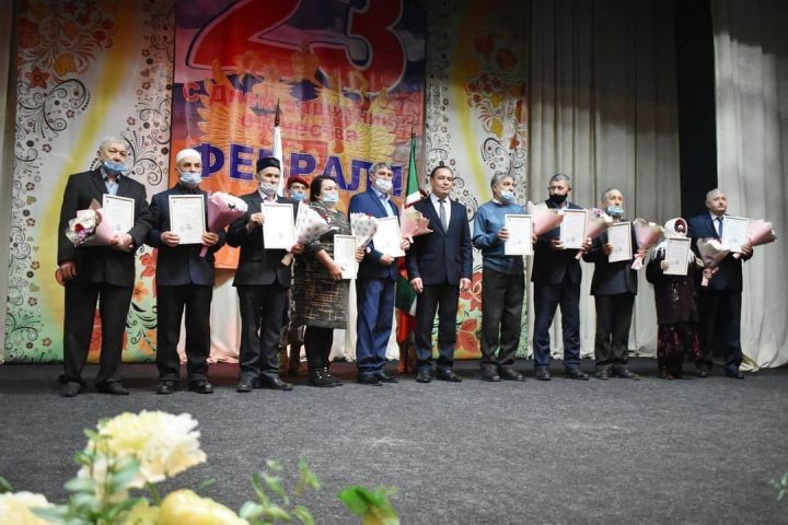 В Буинске состоялось торжественное мероприятие, посвященное Дню защитника Отечества (+фото)