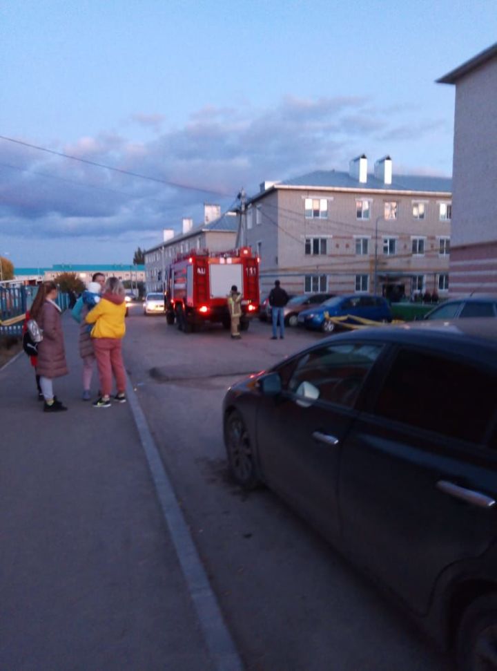 Пожарные работают в доме 146 по улице Ефремова Буинска (+фото)