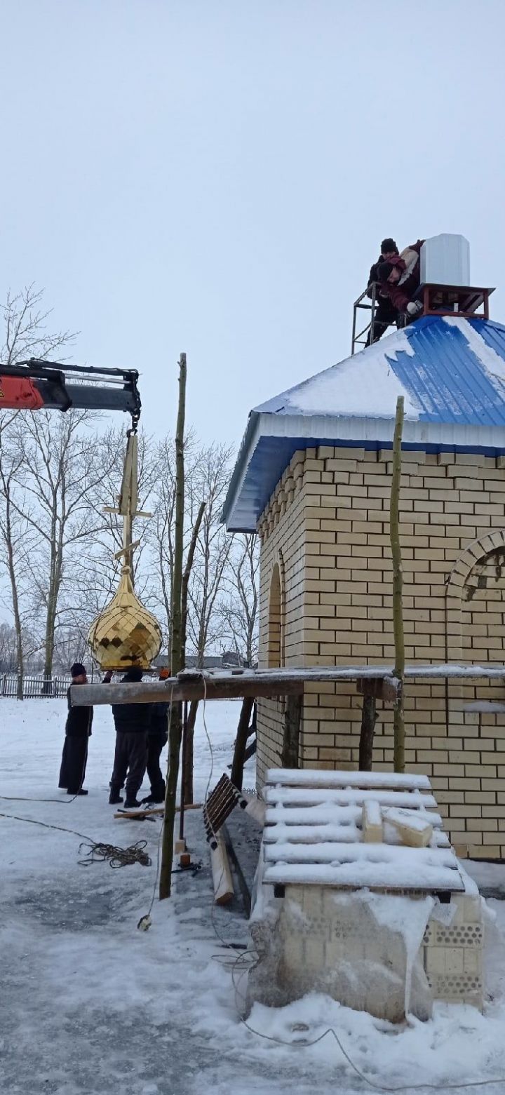 В деревне Адав-Тулумбаево Буинского района на средства граждан строится часовня (+фото)