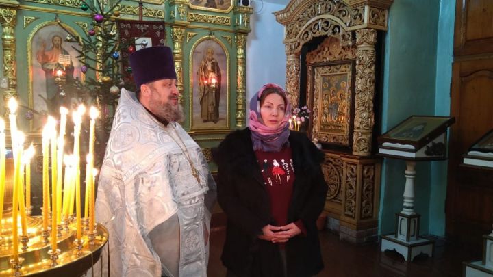 В Буинске православные жители встречают Рождество