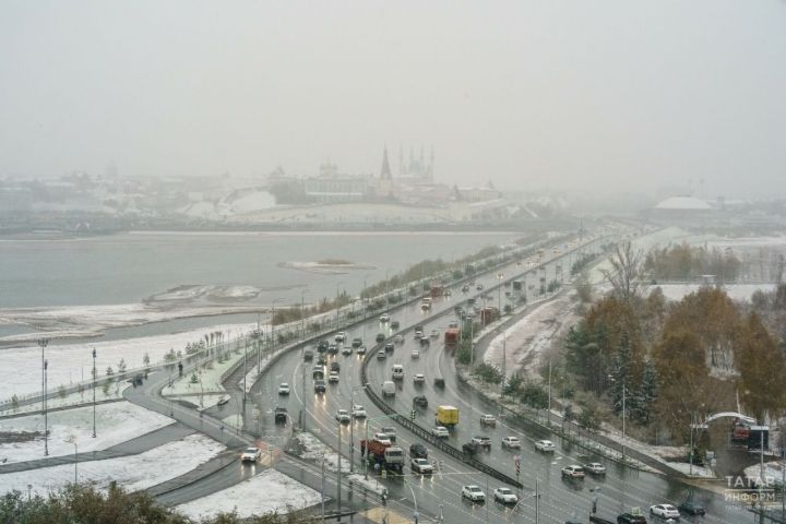 В Татарстане ожидается сильный снегопад, снежные заносы и гололедица на дорогах