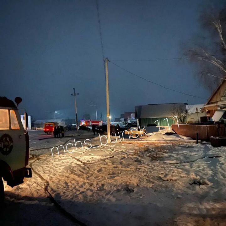 В Буинском районе произошел пожар