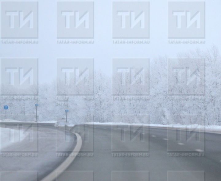 На трассе Казань – Буинск – Ульяновск фура оказалась в кювете