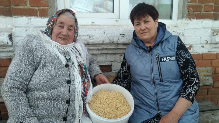 86-летняя бабушка из Сорок-Сайдак привезла в приют человека домашнюю лапшу из  35 яиц (фото, видео)