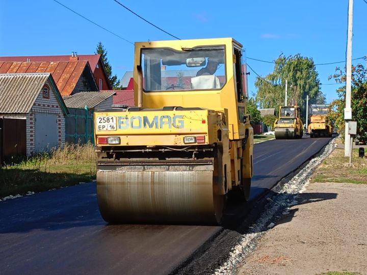 Ремонт дорог идет полным ходом