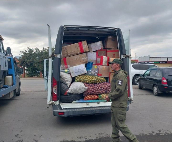 Сегодня из Буинска отправился очередной гуманитарный груз для участников специальной военной операции