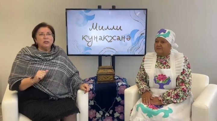Разиня Хасанова из Буинского района в телепередаче «Национальная гостиница» (фото)