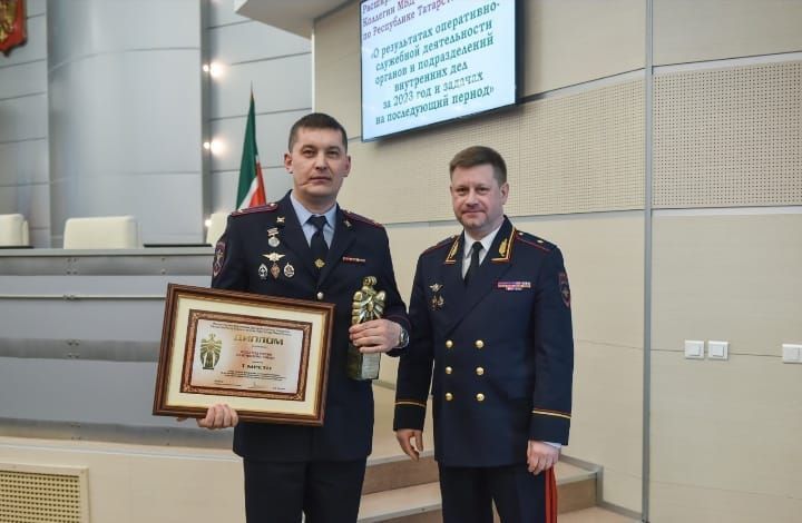 Отдел полиции Буинского района назвали лучшим в Татарстане