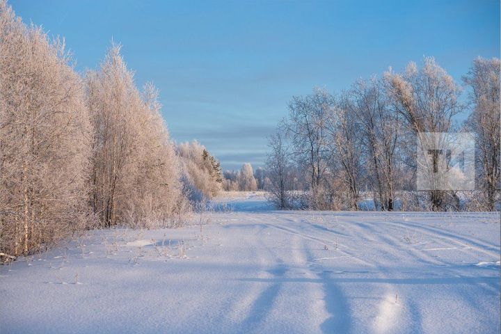В Татарстане днем ожидается небольшой снег, гололедица и до 21 градуса мороза