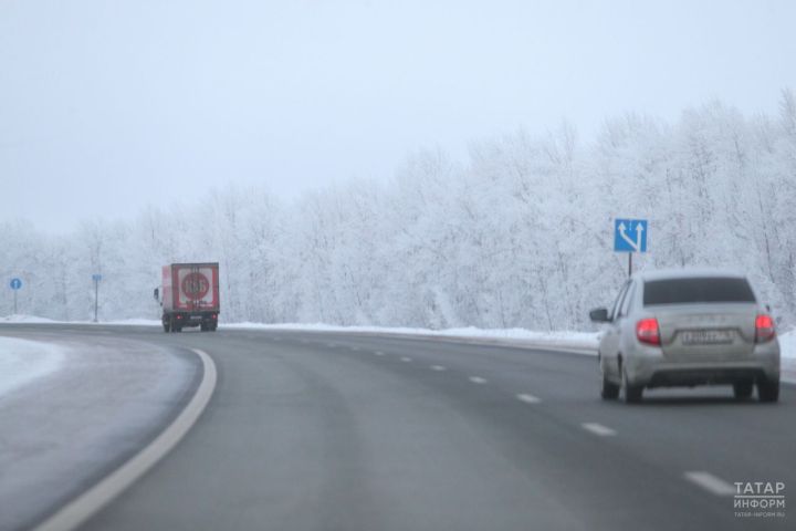 В некоторых районах Татарстана ожидается туман и гололедица на дорогах