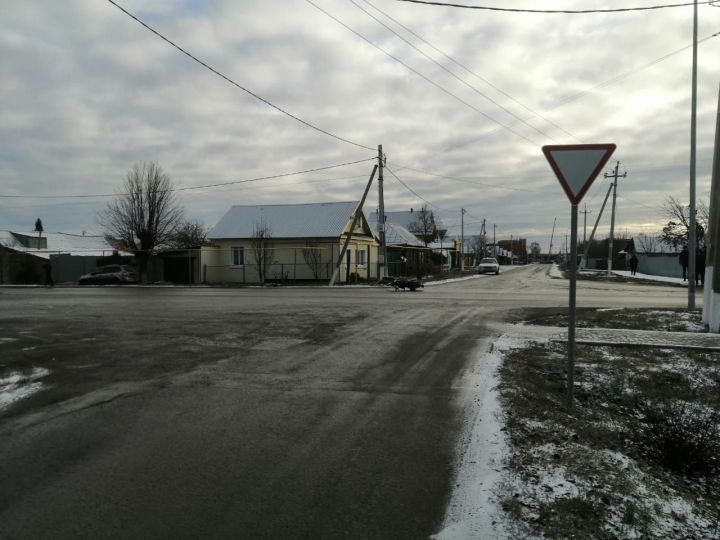 Сегодня утром в Буинске сбили мотоциклиста (фото, видео)