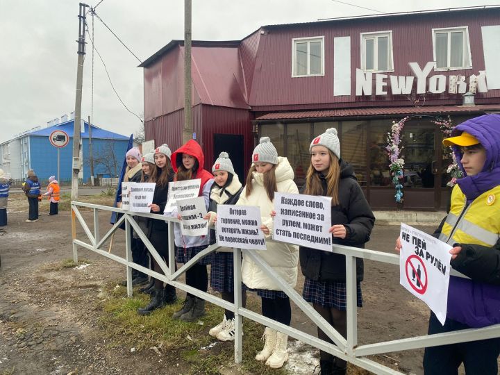 В Буинске дети призывают: «Не будем забывать, дорога не прощает ошибок!» (фото, видео)