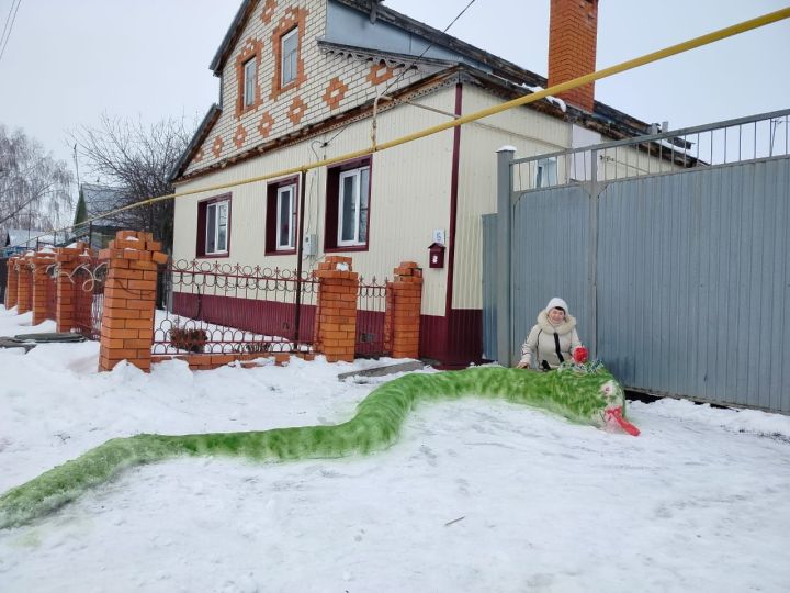 Дания Вагапова из Буинского района изготовила символ года