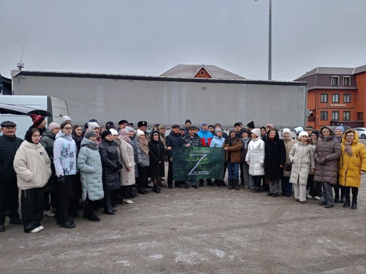 Из Буинска сегодня утром уехала очередная партия гуманитарного груза (фото, видео)