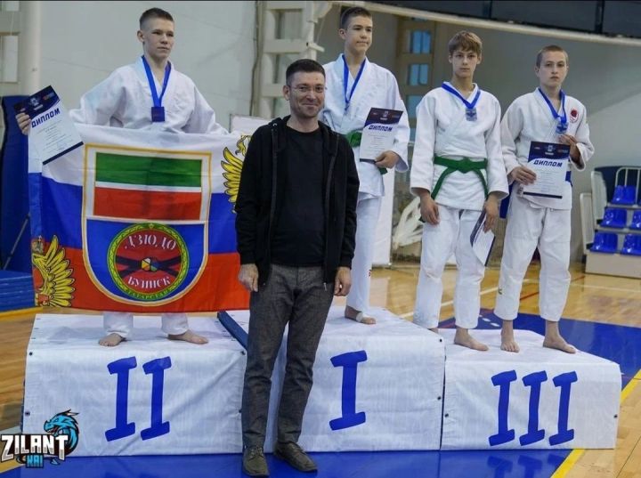 Буинские дзюдоисты завоевали медали на республиканском турнире в Казани